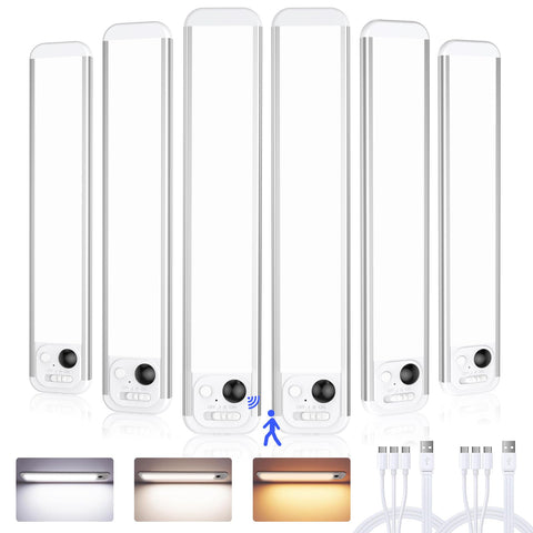 RUIKORING under-cabinet light in motion sensor mode for hands-free illumination