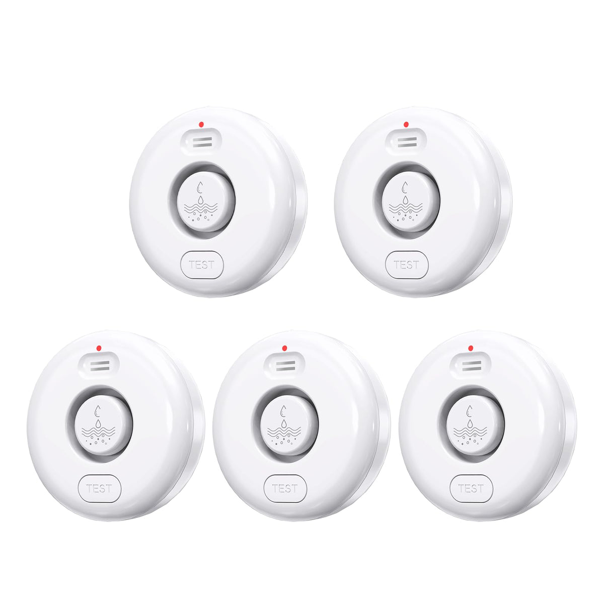 RUIKORING water leak detector pack front view for proactive home protection
