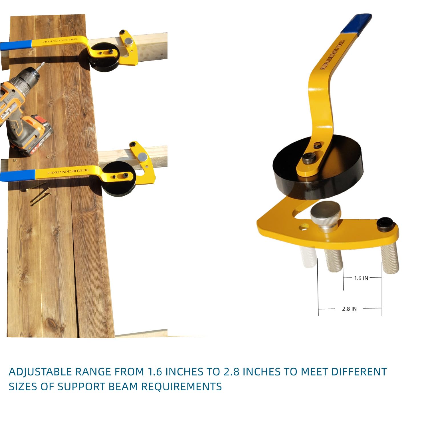 Ruipai Deck Straightening Tool in action demonstrates quick straightening on site