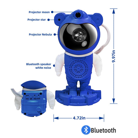 RUISHINE Galaxy Projector Night Light moon projection for cozy bedtimes.