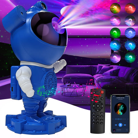 RUISHINE Galaxy Projector Night Light with nebula projection for calming bedroom ambience.