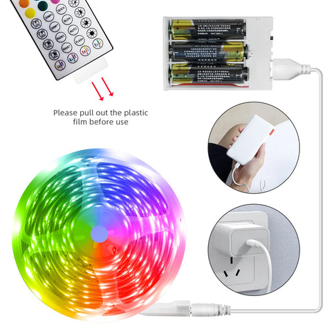 RUISHINE music-sync LED strip reacting to sound for party ambiance