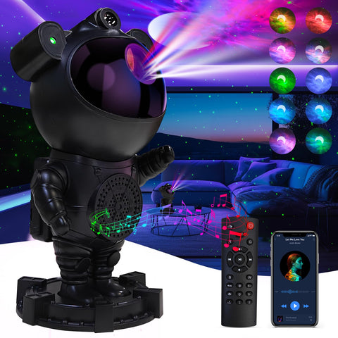 RUISHINE Star Projector Astronaut with 360-degree projection for immersive bedtime skies.