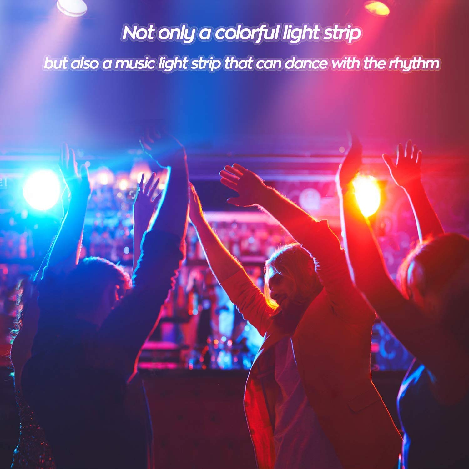 RUISHINE versatile LED strip suitable for kitchen, camping, and events.