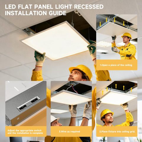 RUISUN 2x4 LED panel UL-listed certifications close look.