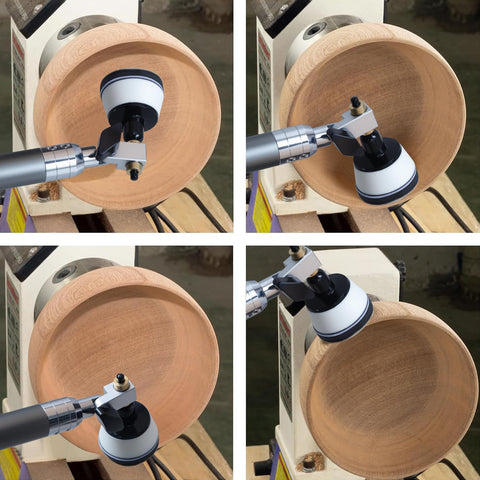 RUITOOL Aluminum handles and mandrels provide lightweight control and reach.