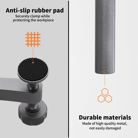 RUITOOL clamp with one-handed adjustment enables quick setup on the bench