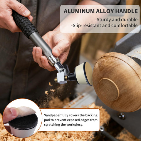 RUITOOL bowl sander flexible head adjusts for bowls and curves