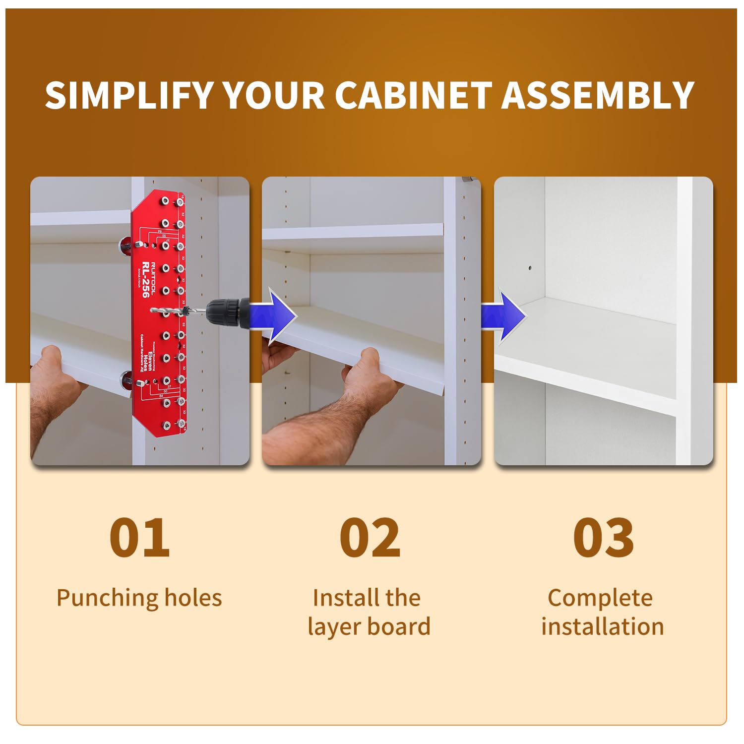 RUITOOL canvas storage bag complementing the jig and bits