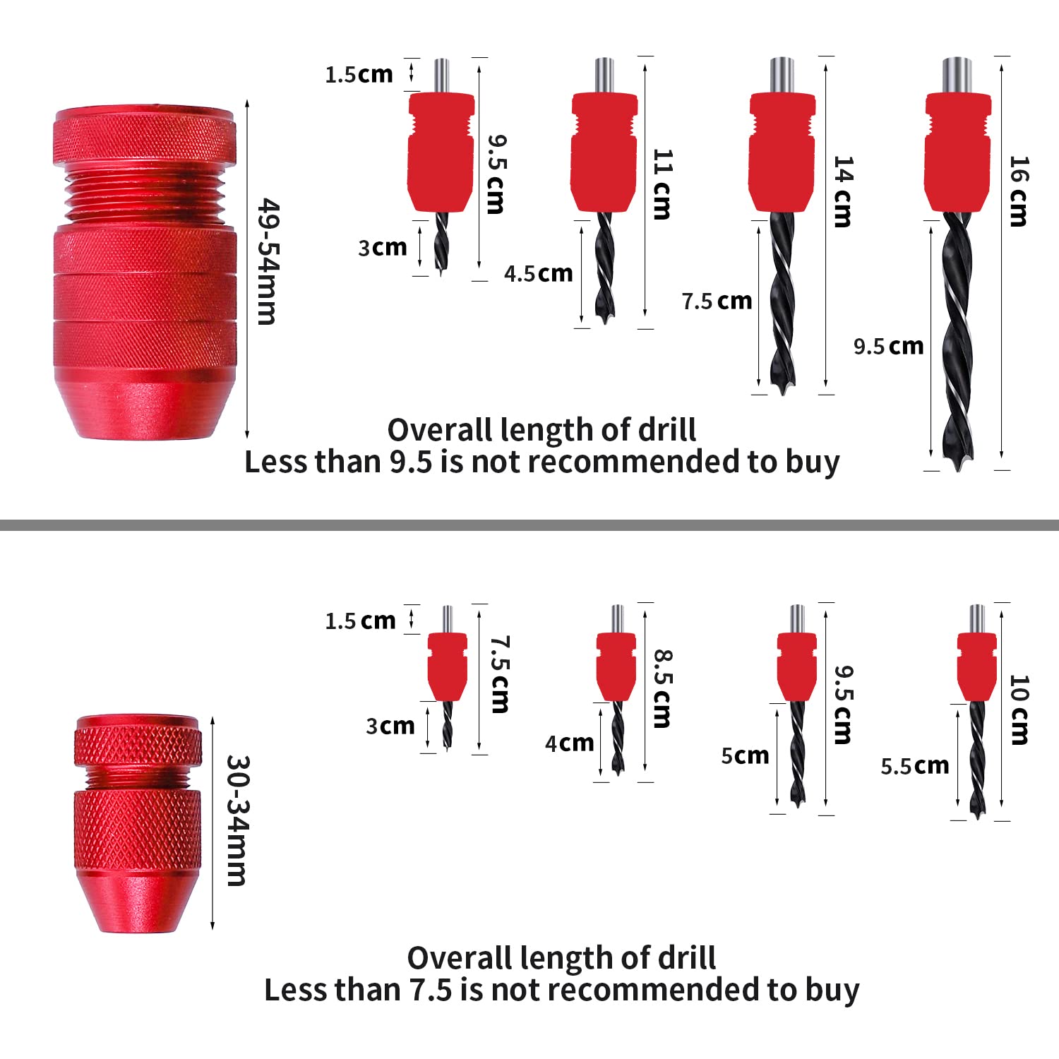 RUITOOL aluminum body drill stop shown for durable, long-lasting use.