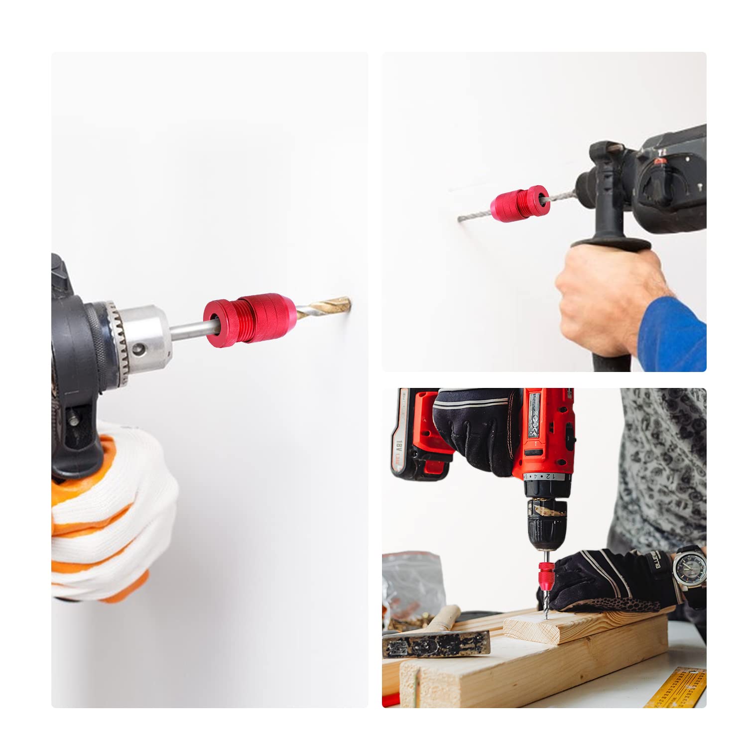 RUITOOL quick-adjust mechanism enables fast depth changes on the job.