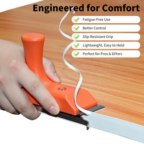 RUITOOL Edge Banding Trimmer heavy-duty body supports long sessions.