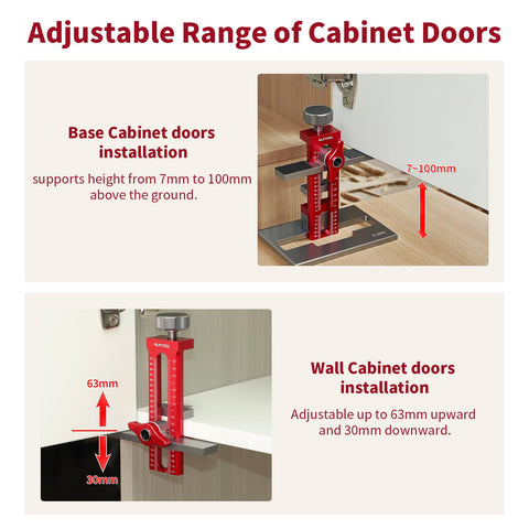 RUITOOL compatibility with frameless and face-frame cabinets for versatility.