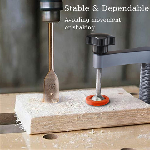 RUITOOL holdfast dog-hole clamp demonstrates quick one-handed setup