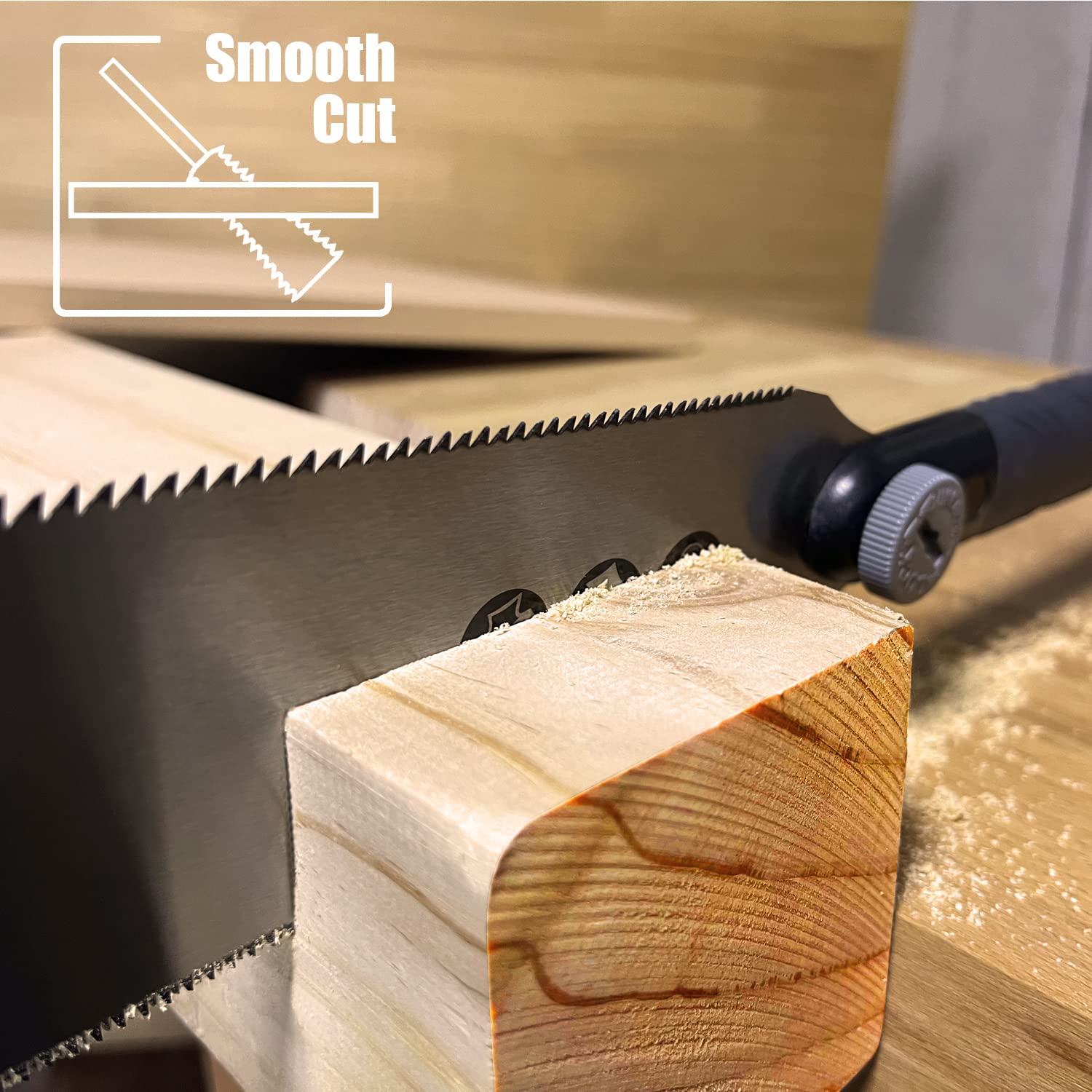 RUITOOL Japanese Pull Saw ultra-thin-blade for minimal kerf and clean finishes