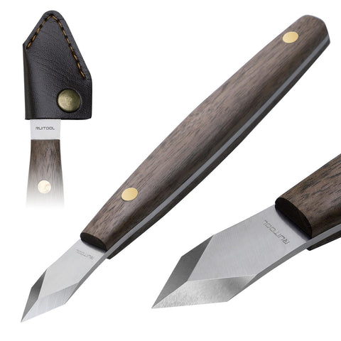 RUITOOL marking knife with double-beveled blade for precise scribing.