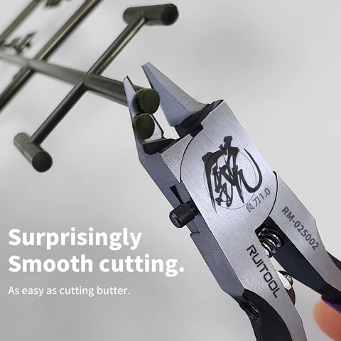 RUITOOL ultra-thin edge close-up showing clean trimming