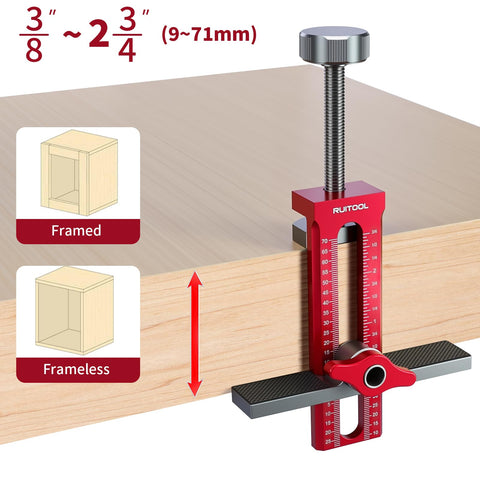 RUITOOL removable base enables easy switching between wall and base installations.