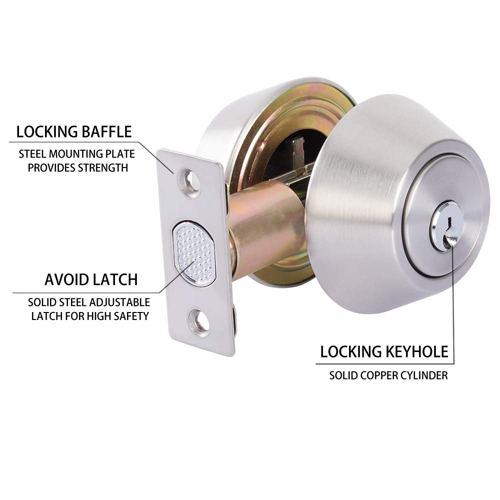Rulart outer keyhole closeup shows copper cylinder and anti-pry design
