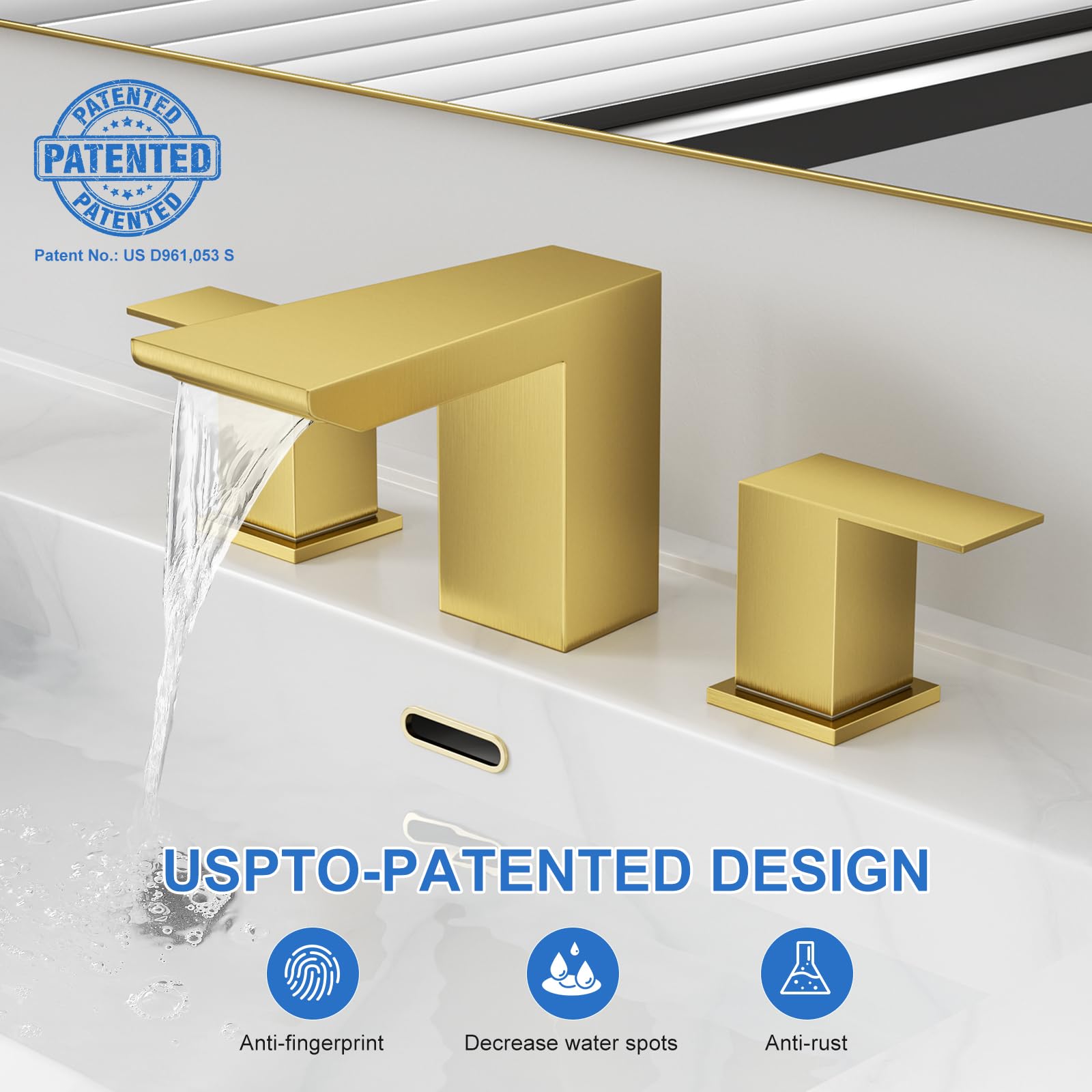 RUMOSE 304 stainless steel construction resists rust and tarnish
