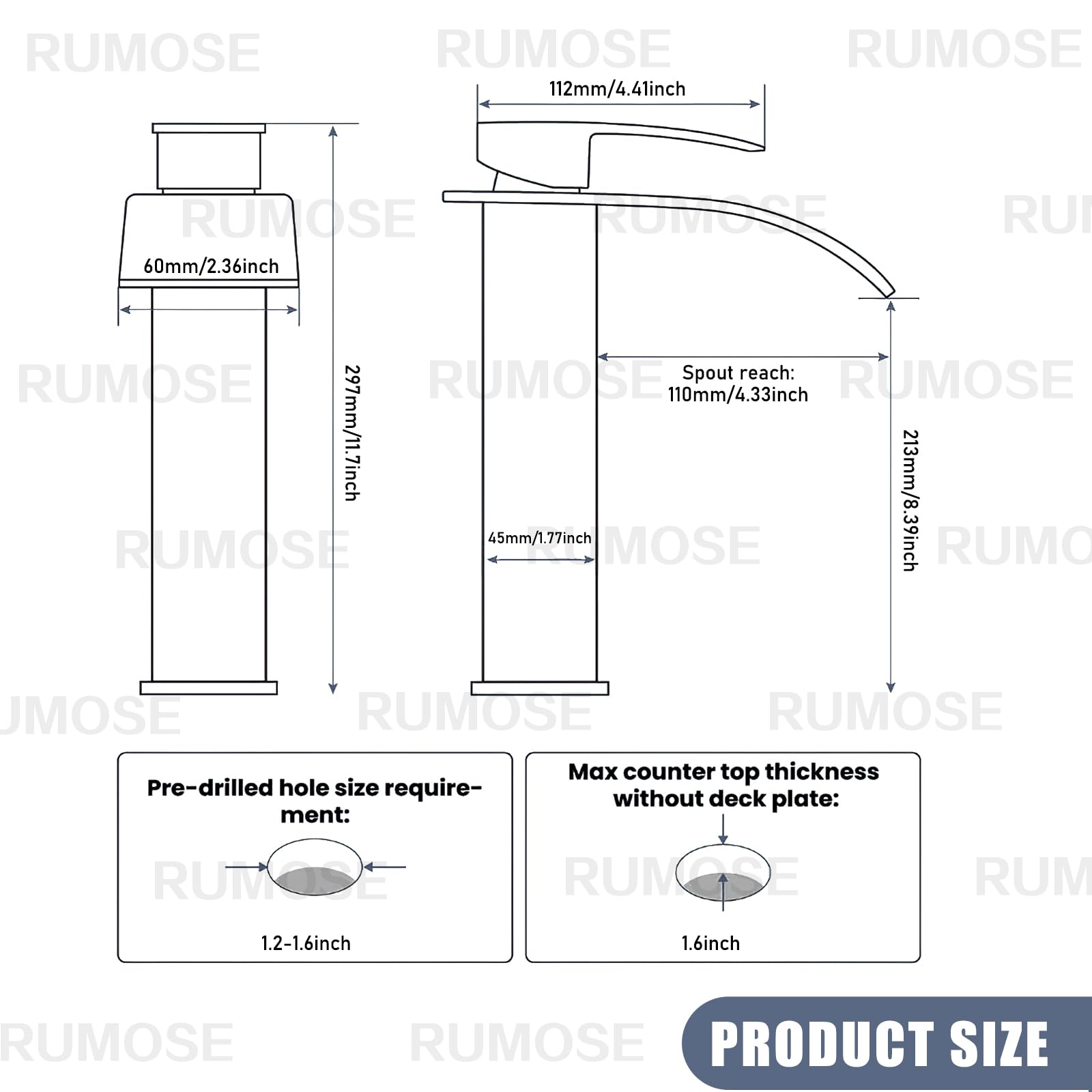 RUMOSE ceramic valve delivers high sealing performance and longevity