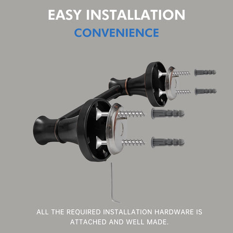 RUMOSE 2.24-inch clearance fits most bathrooms