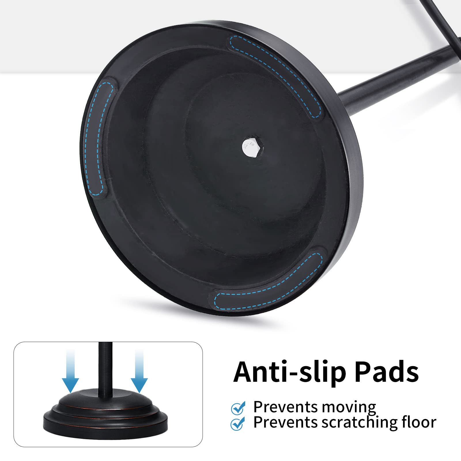 RUMOSE heavy base helps prevent tipping during daily use.