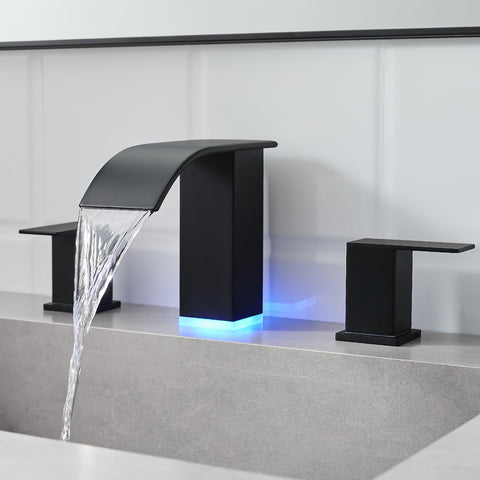 RUMOSE LED faucet handle detail highlighting durable construction