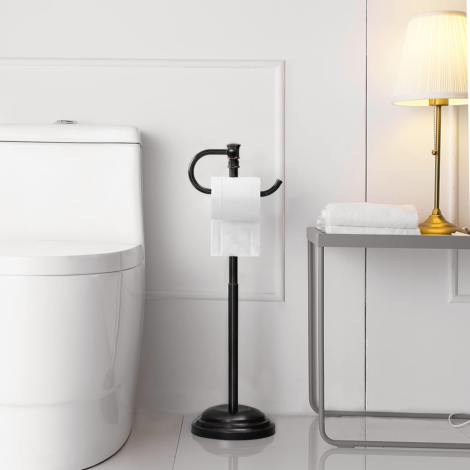 RUMOSE oil rubbed bronze finish highlights durable stainless steel construction.