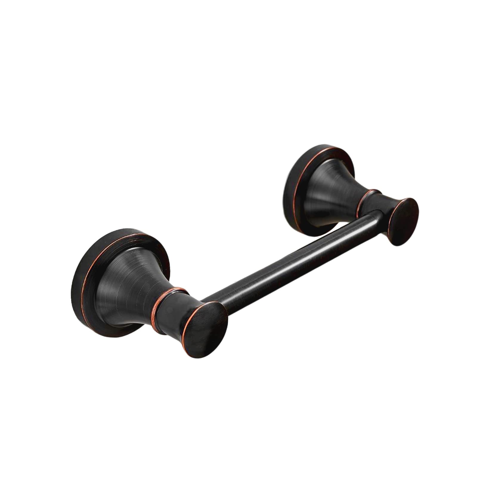 RUMOSE wall mount bronze pivot bathroom holder secures rolls within easy reach