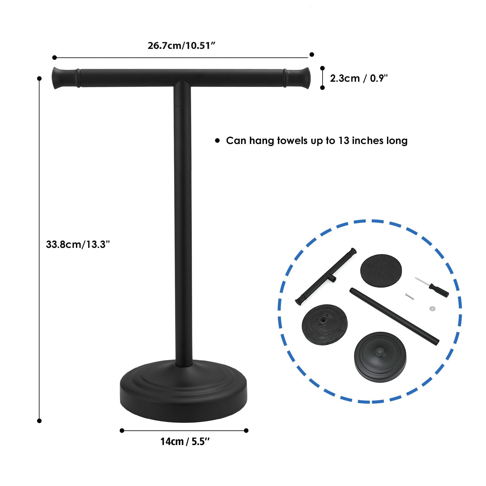 RUMOSE included hardware enables drill-free, simple assembly.