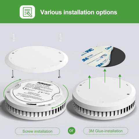 Runidur Fire Alarm compact slim design for small spaces