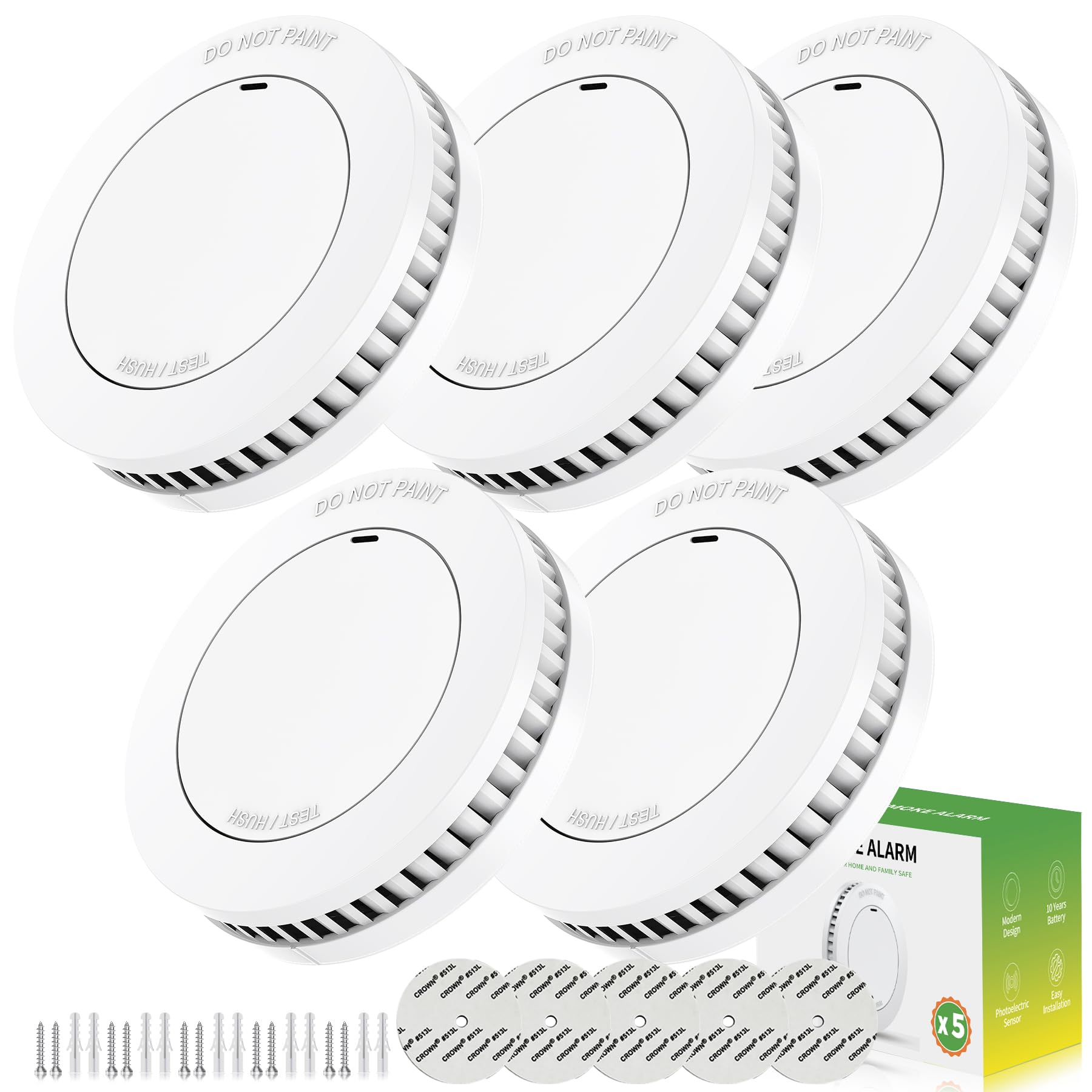 Runidur Fire Alarm front view with slim ceiling-friendly profile