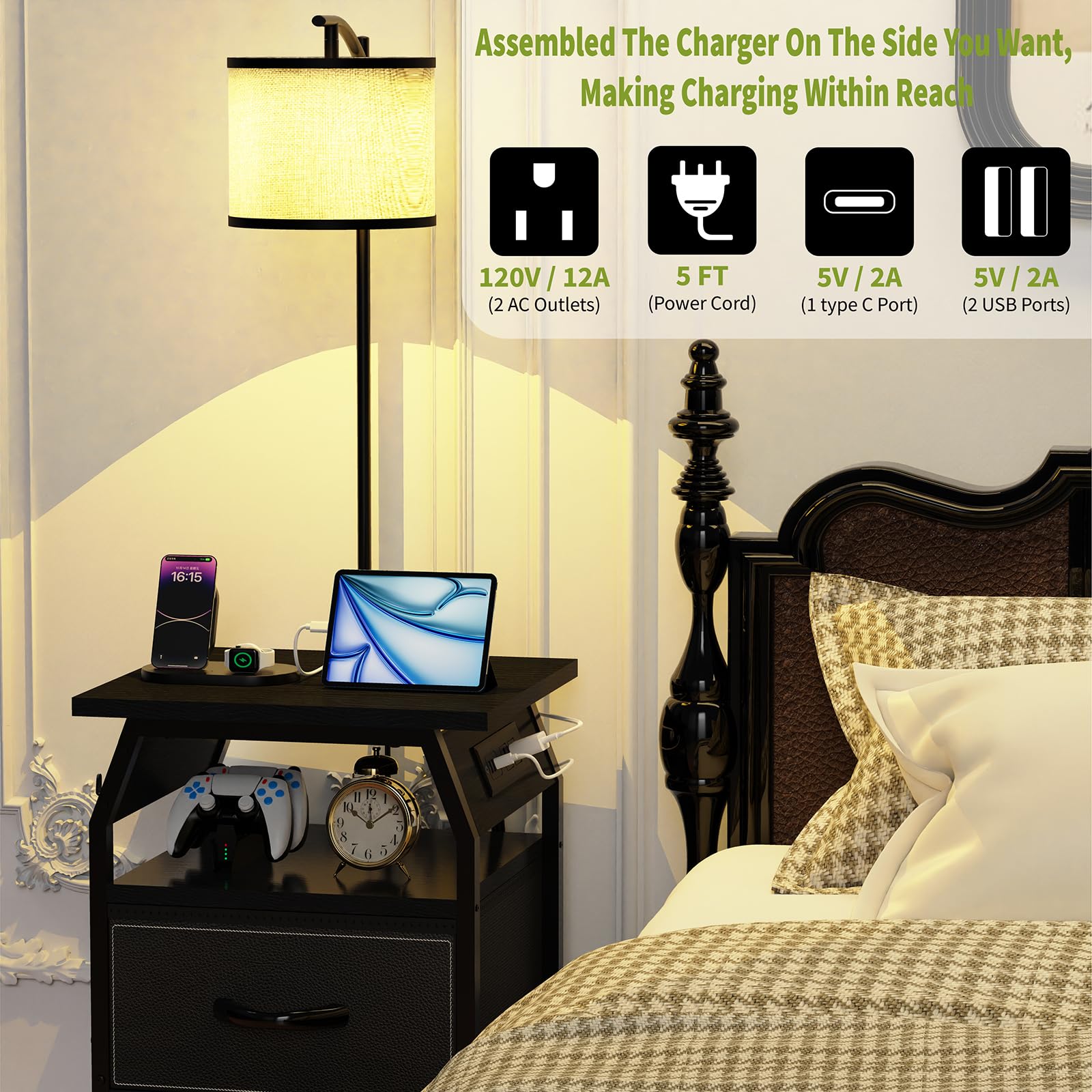 RunJuly fabric drawer storage helps reduce clutter and maximize room.