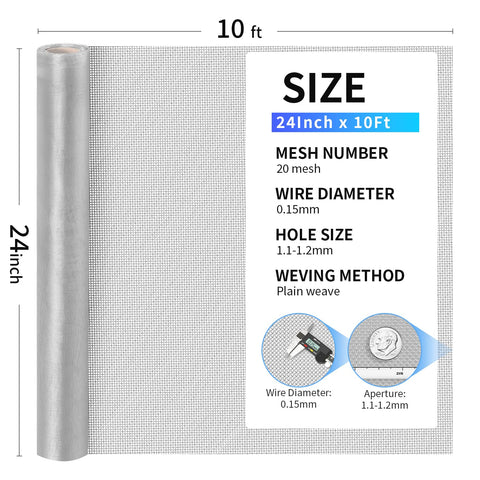 Runpig mesh roll closeup shows 0.15mm wire diameter for strength.