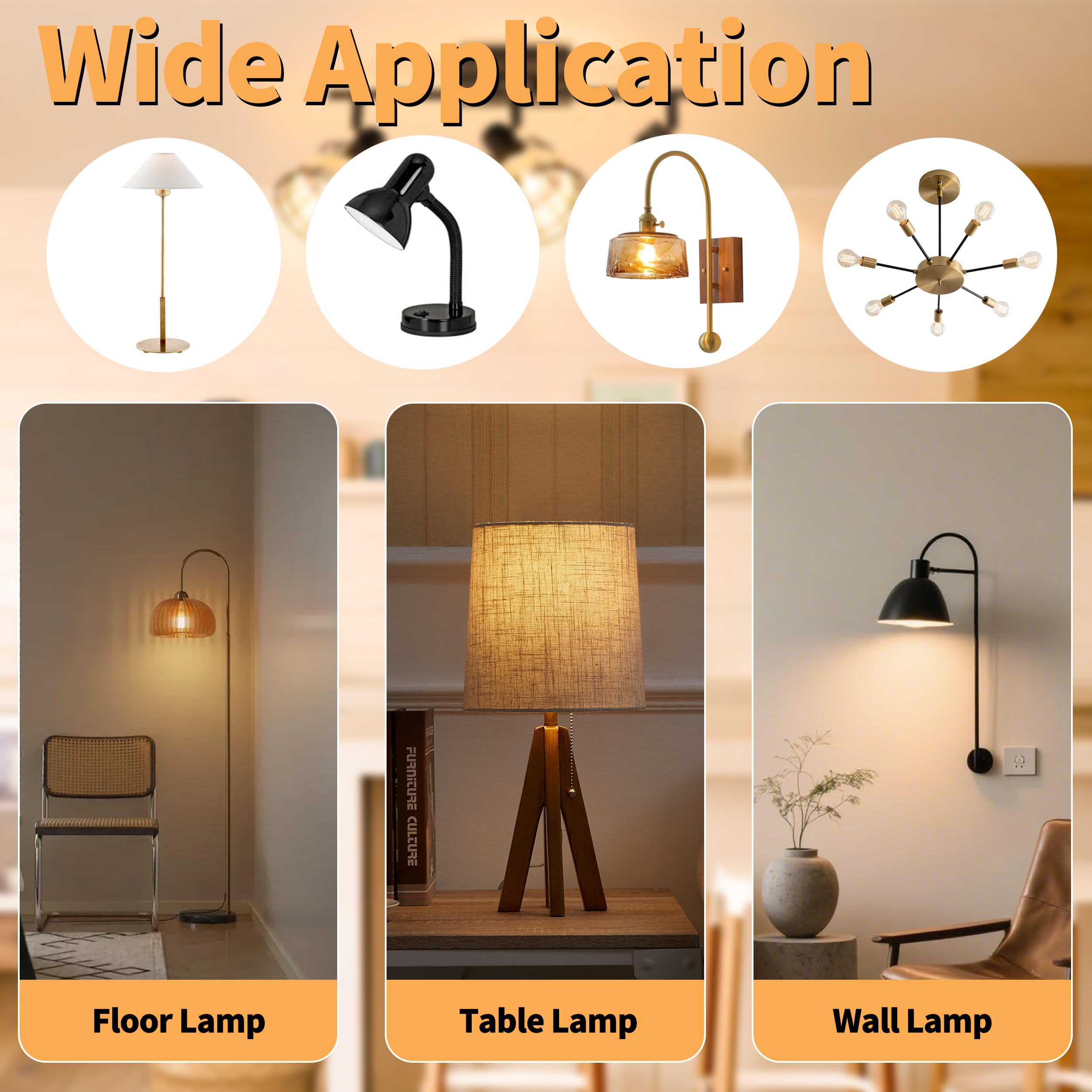 RunQuiz soft yellow light ambience with amber glass for cozy evenings.