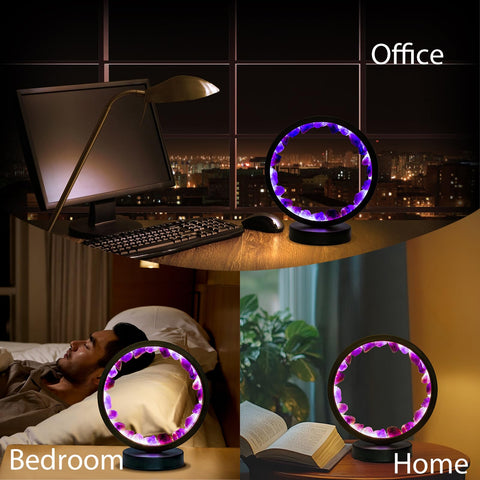 Warm light mode creates cozy, relaxing ambiance