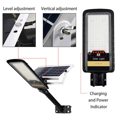 RuoKid solar street light operates automatically from dusk to dawn.