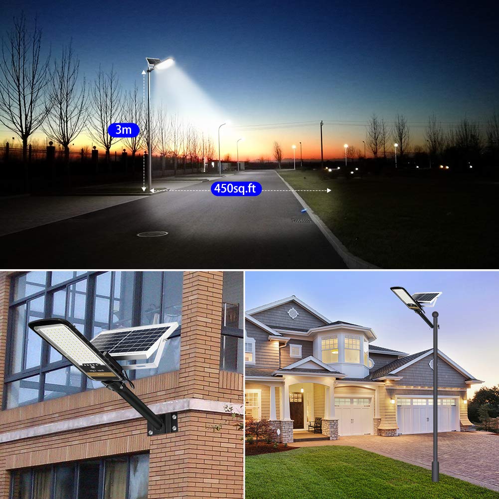RuoKid solar street light remote bracket for mounting.
