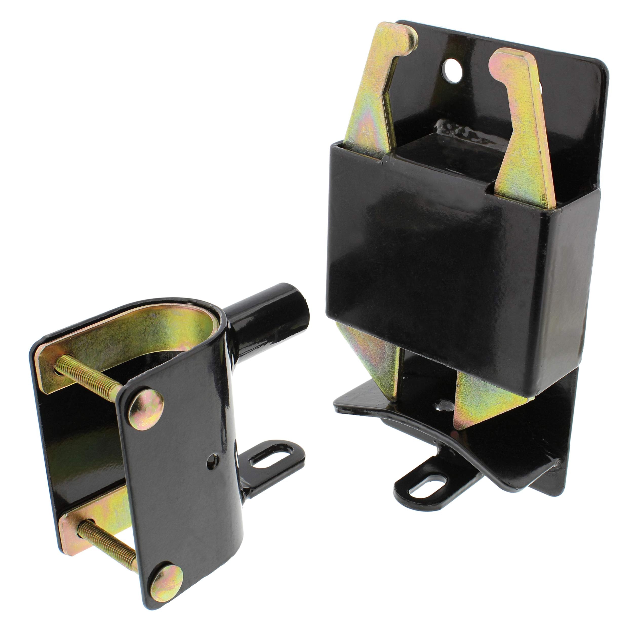 Rural365 durable steel gate latch designed to withstand outdoor weather.