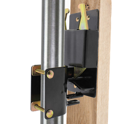 Rural365 one-handed operation latch simplifies gate control during chores.