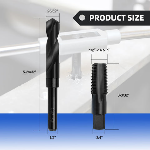 RURITKIT 23-32in HSS drill bit designed for clean, accurate holes.