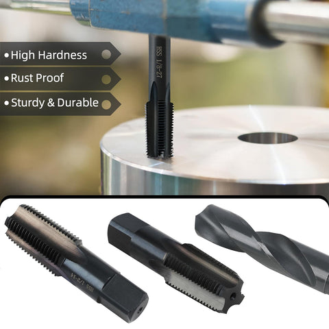 RURITKIT carbon steel tap set built for durability in tough jobs.