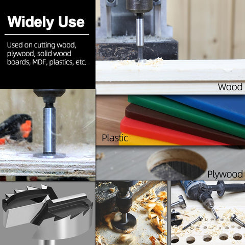 RURITKIT Forstner bit packaging with a single versatile drill bit