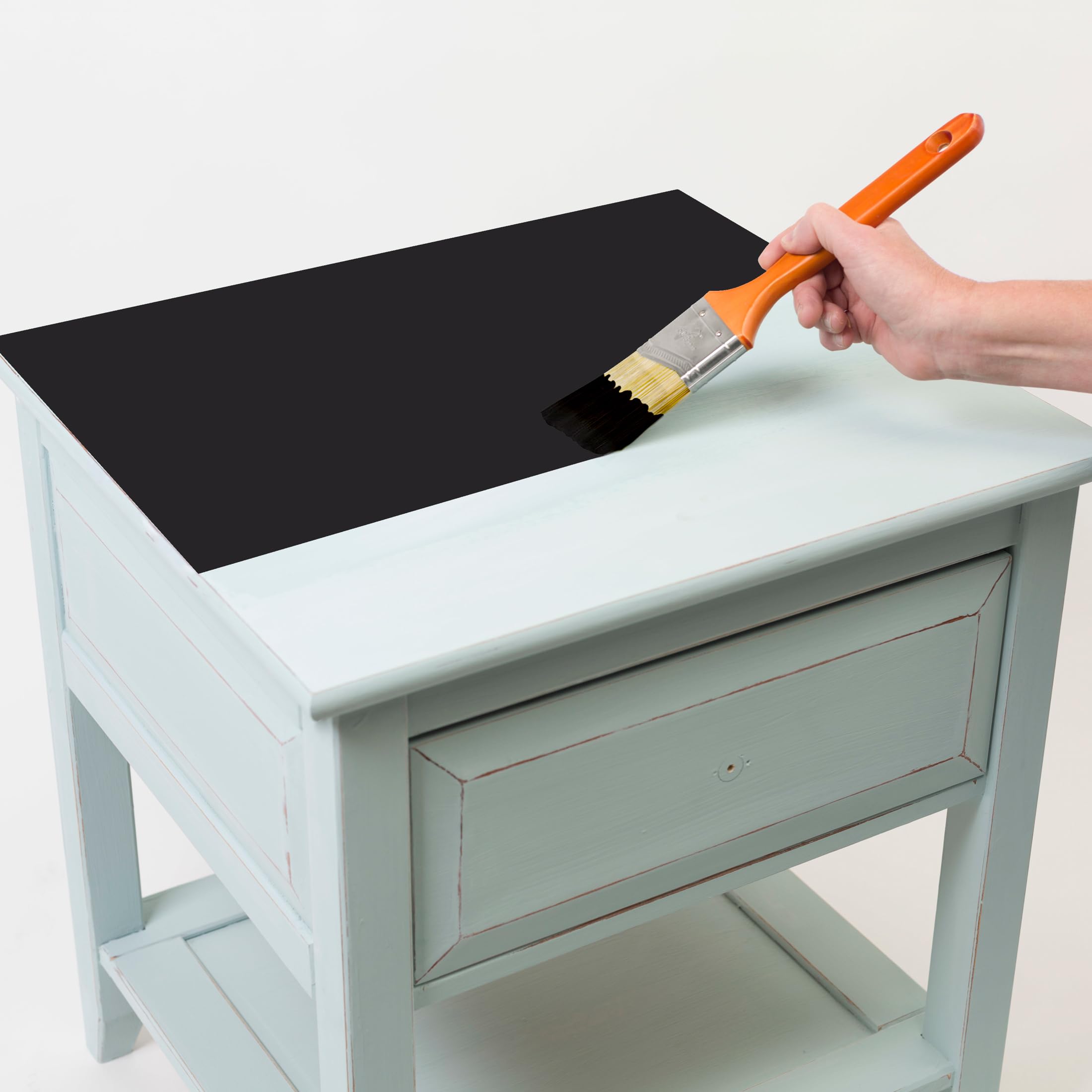 Rust-Oleum Chalked interior paint offers easy cleanup and versatile adhesion.