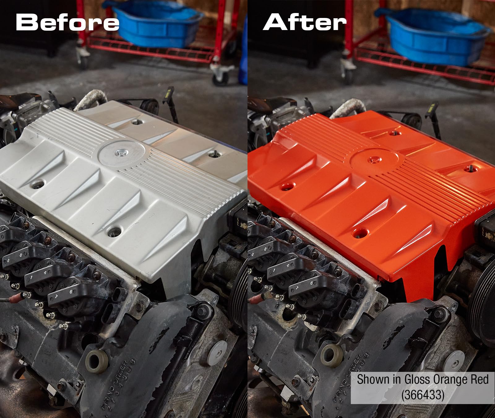 Rust-Oleum Engine Enamel durable finish protects engine components