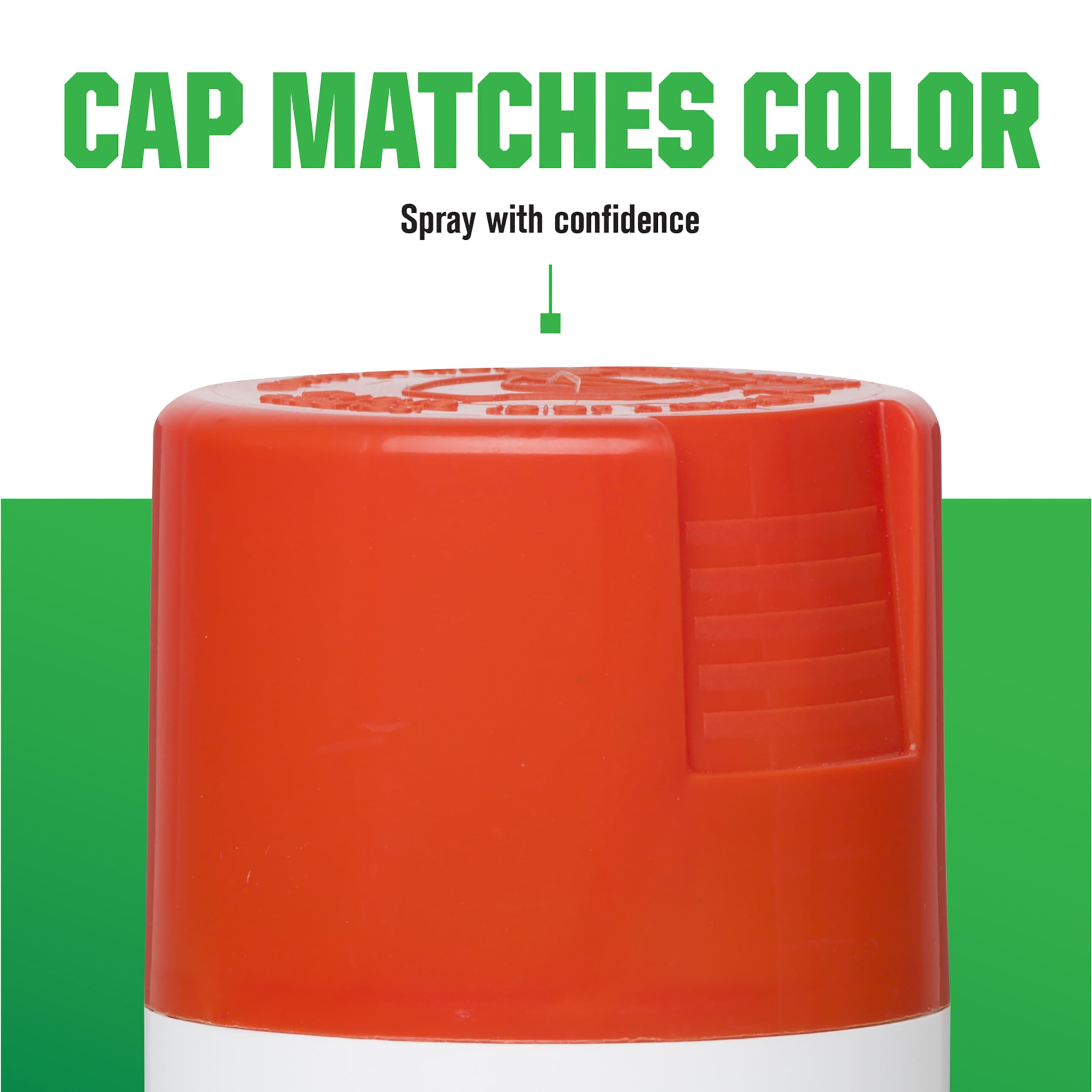 Rust-Oleum Farm & Implement can label with color match details.