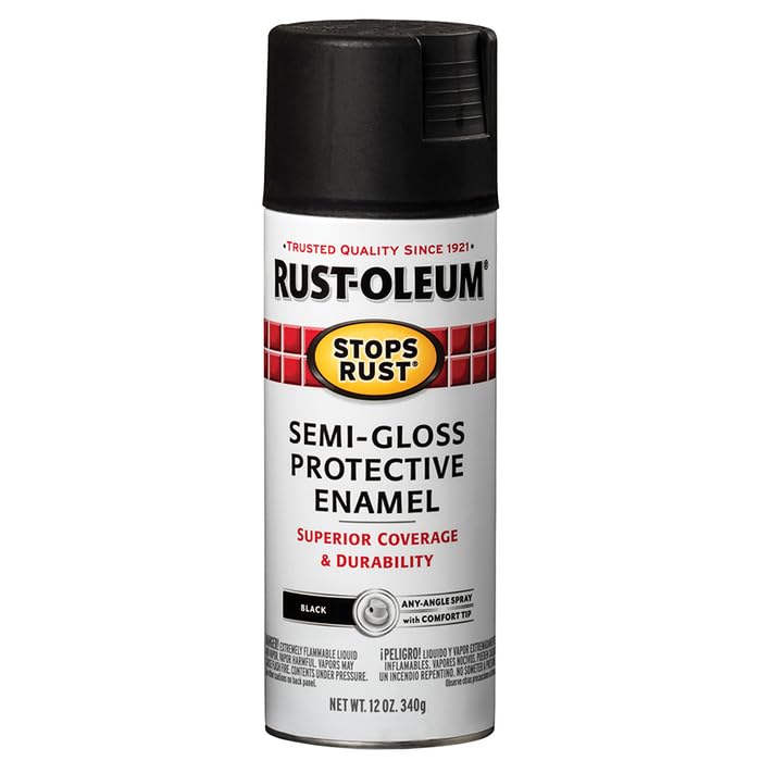 Rust-Oleum Stops Rust on wood surface offers weather resistance and lasting color.