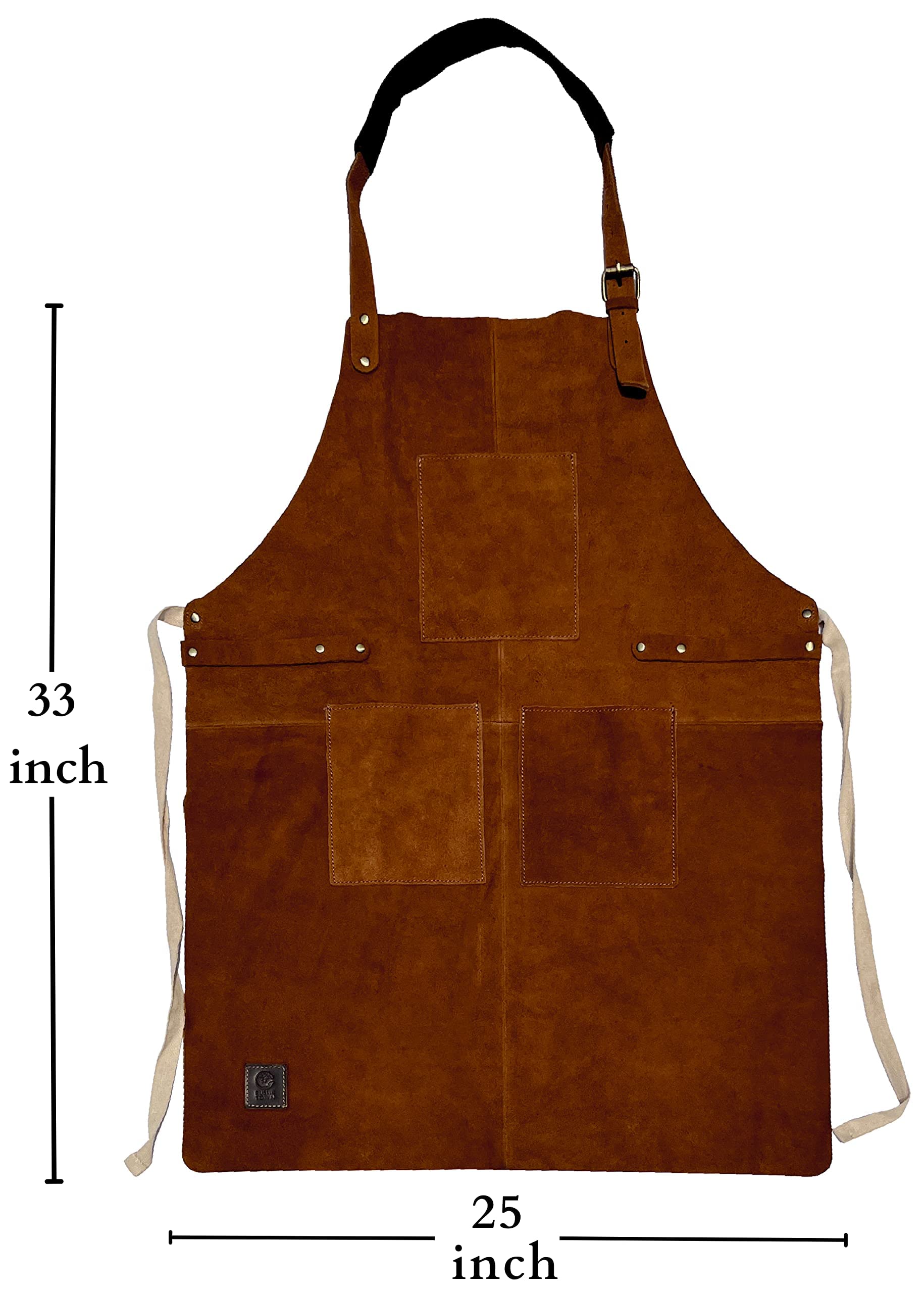 RUSTIC TOWN Full-grain leather detail highlights authentic patina and durability