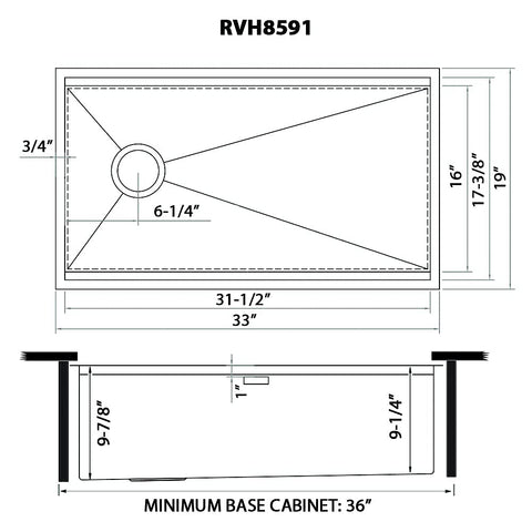 Undermount installation templates ready for secure mounting